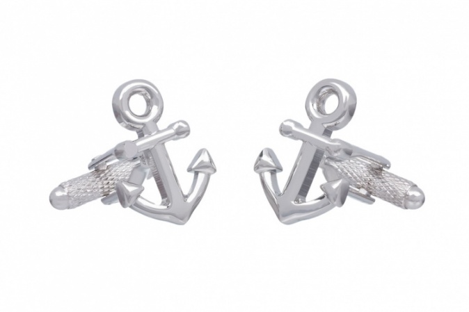 Plain Ships Anchor Cufflinks